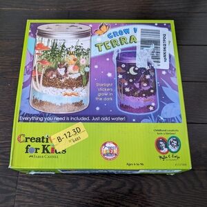 Grow N' Glow Terrarium, Faber-Castell, kids science kit, STEM